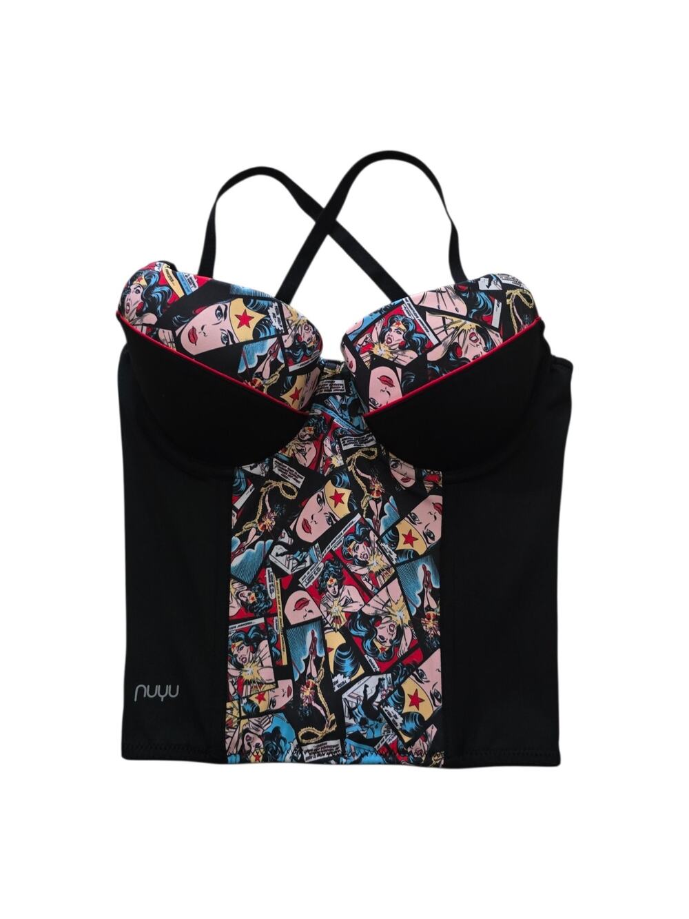DC Comics Wonder Woman Bustier SZ 34B Nuyu Face of Justice Warner Bros. NWT
